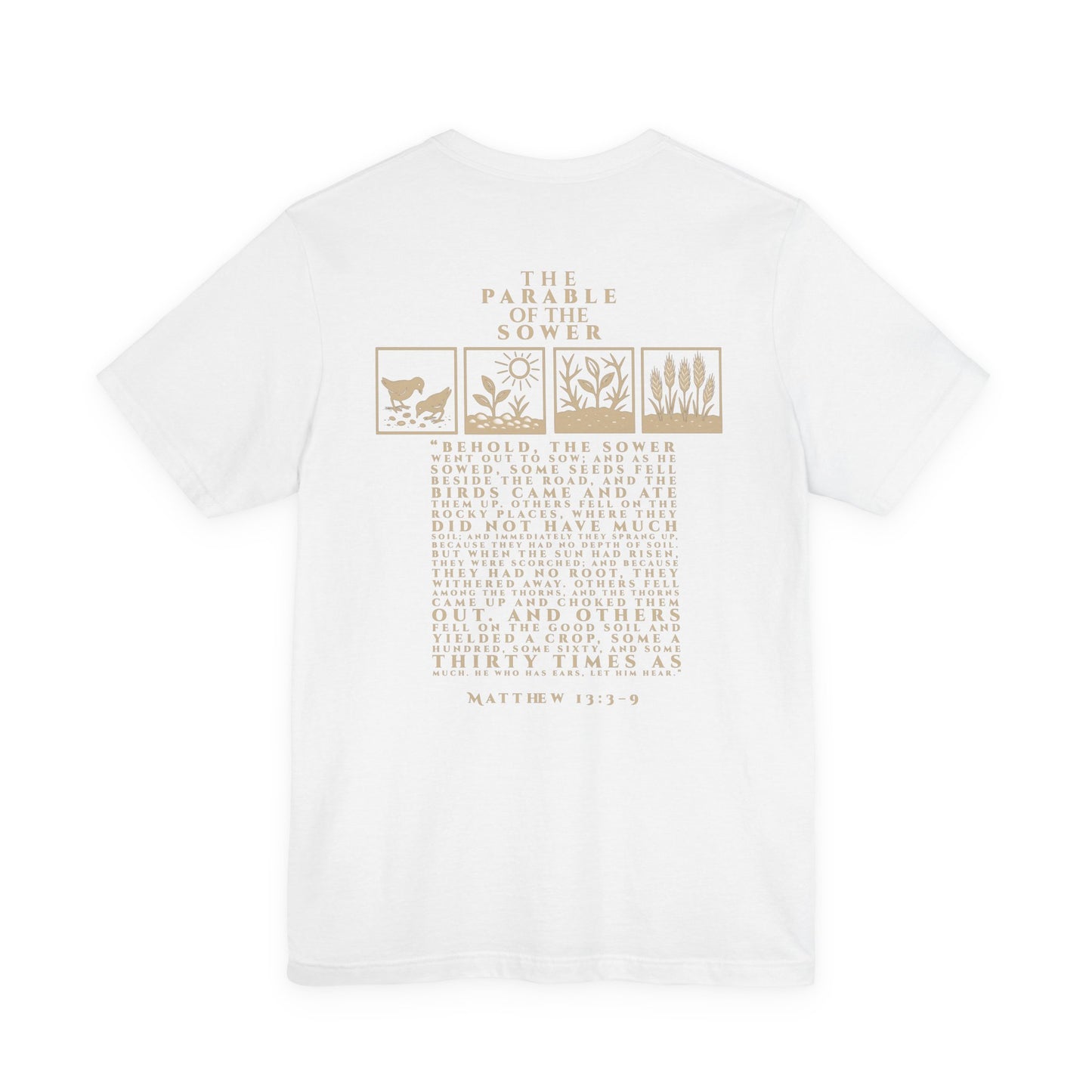 The Parable of the Sower – Matthew 13:3–9 Short Sleeve Tee