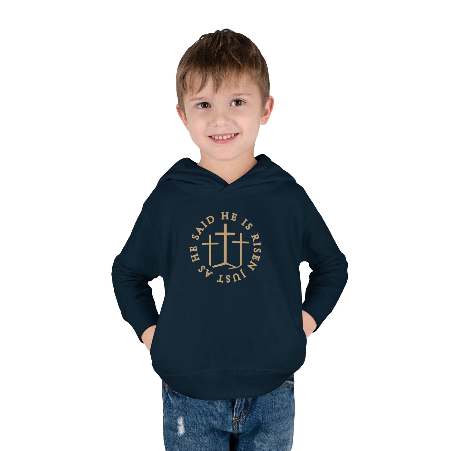 Toddler He Is Risen Hoodie (Matthew 28:6)