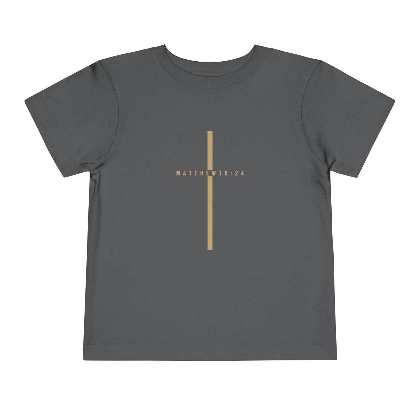 Toddler Take Up Your Cross Tee (Matthew 16:24)