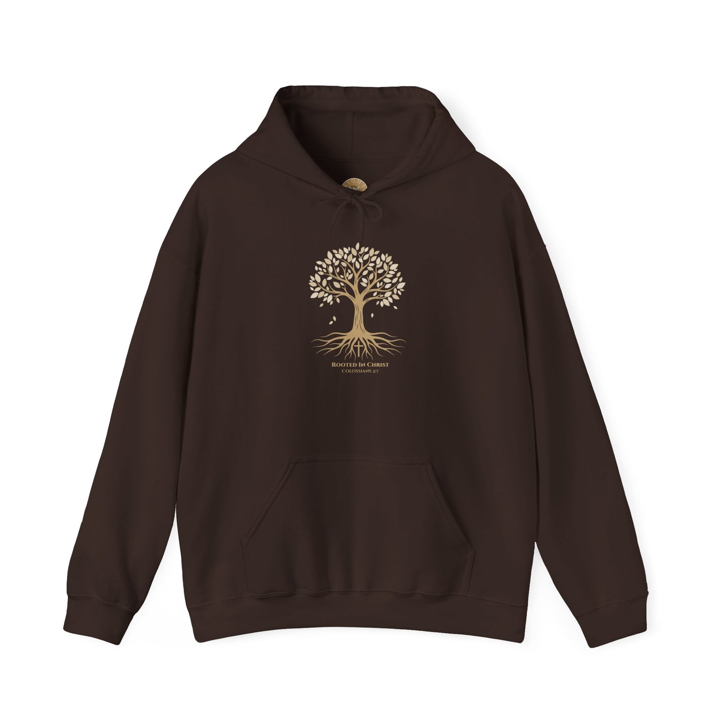 Rooted In Christ – Colossians 2:7 Christian Fall Hoodie