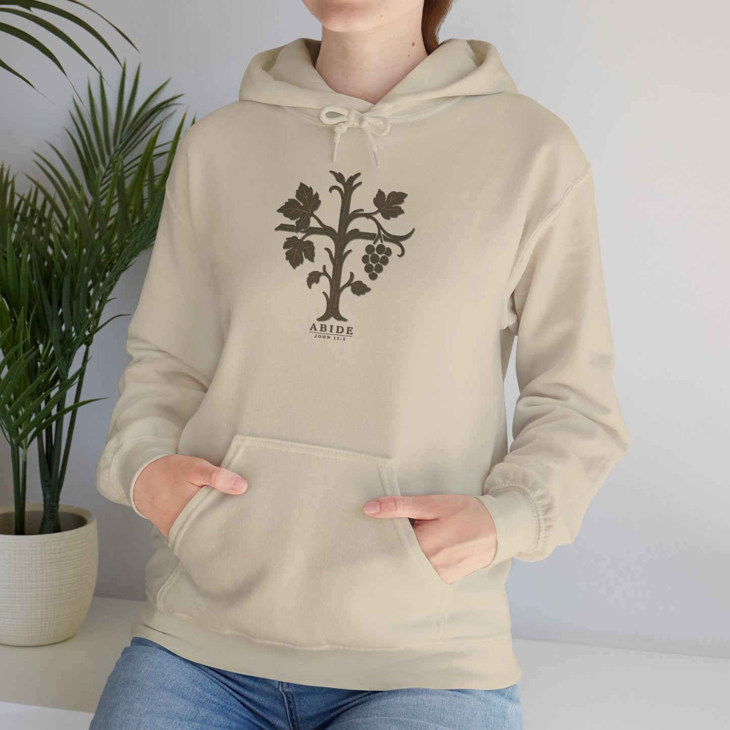 Abide – John 15:5 Hoodie