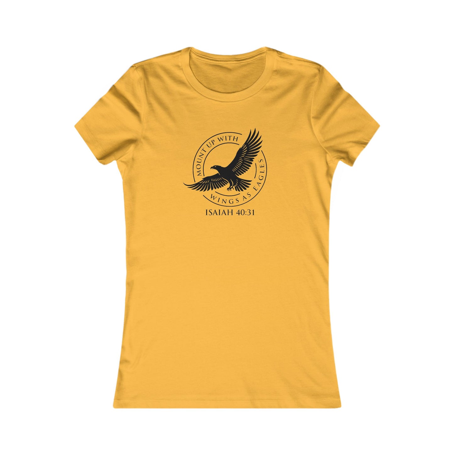 Mount Up With Wings — Isaiah 40:31 Women's Tee