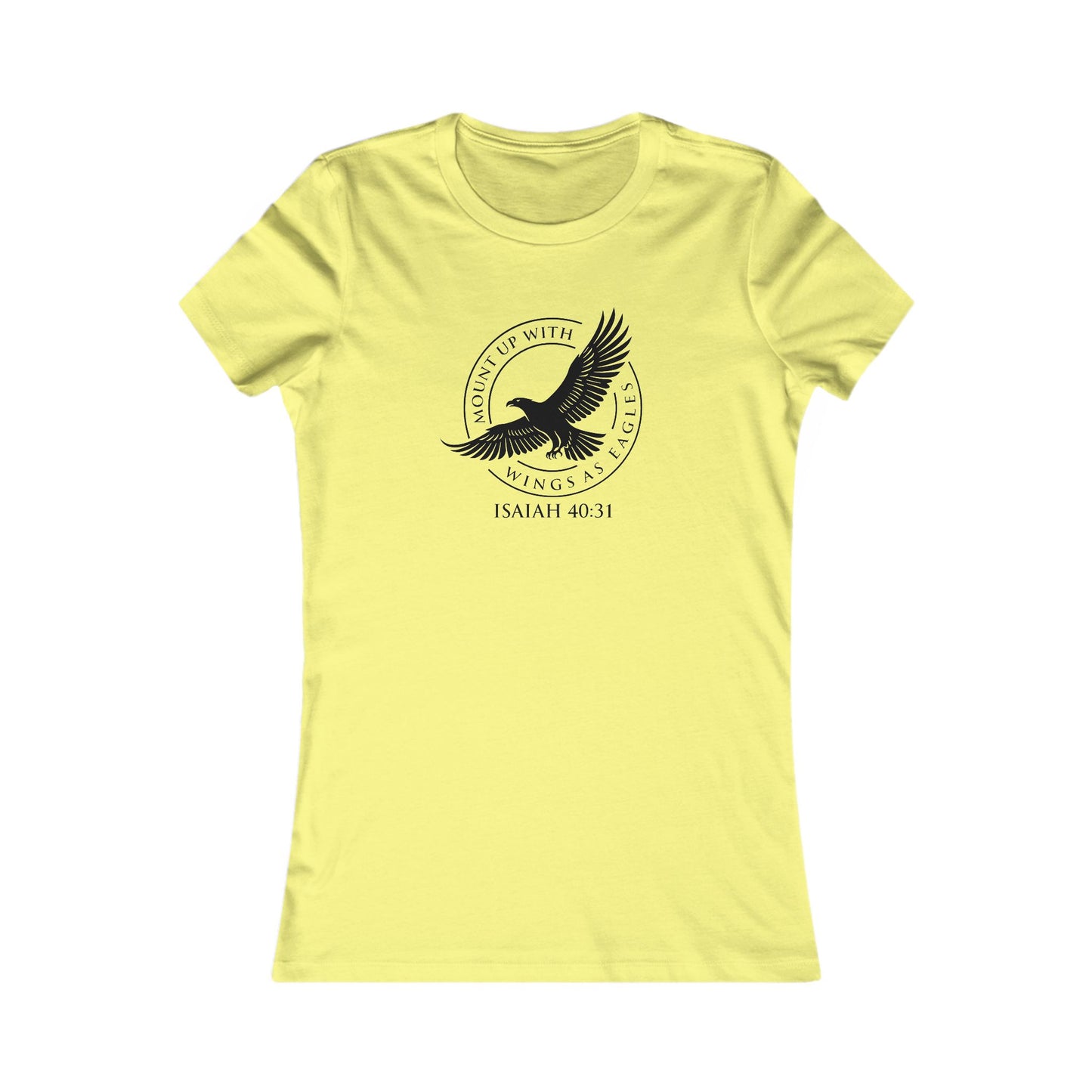 Mount Up With Wings — Isaiah 40:31 Women's Tee