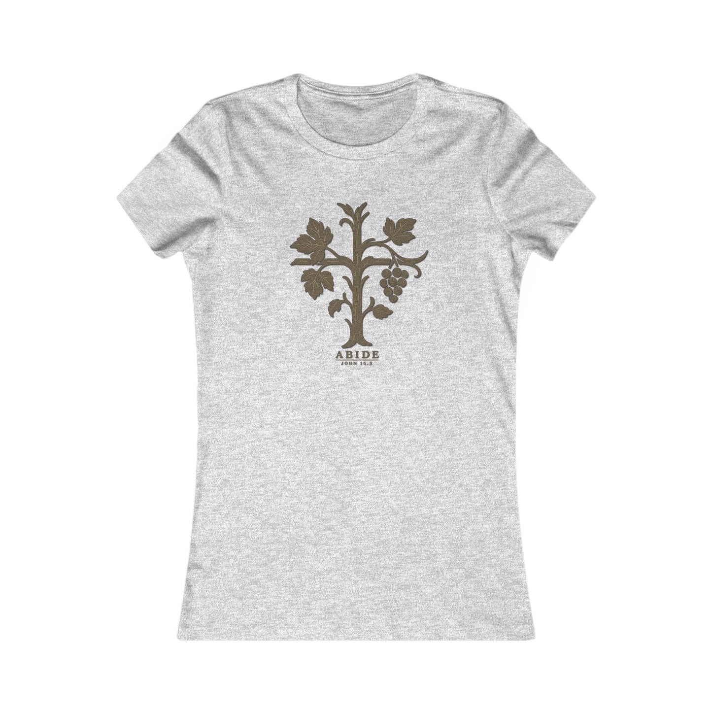 Abide – John 15:5 Women’s Christian Tee