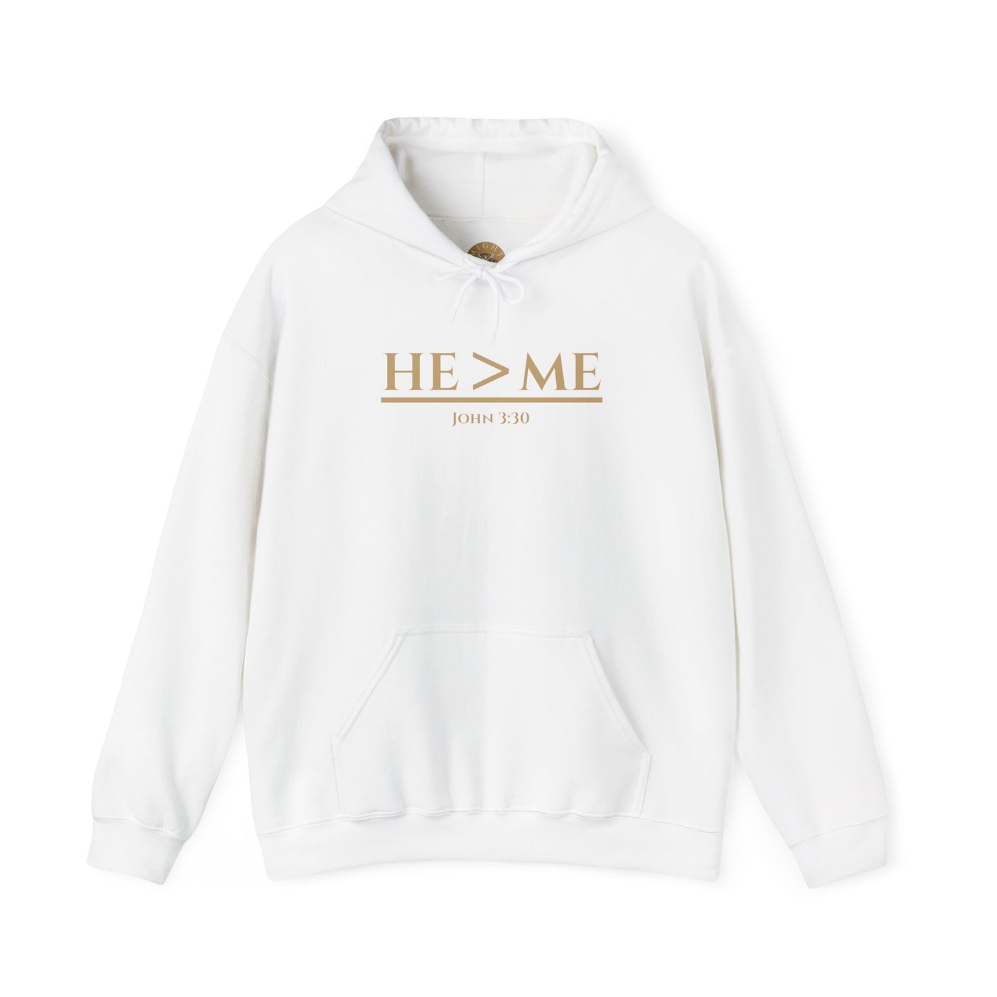 He > Me (John 3:30) Hooded Sweatshirt