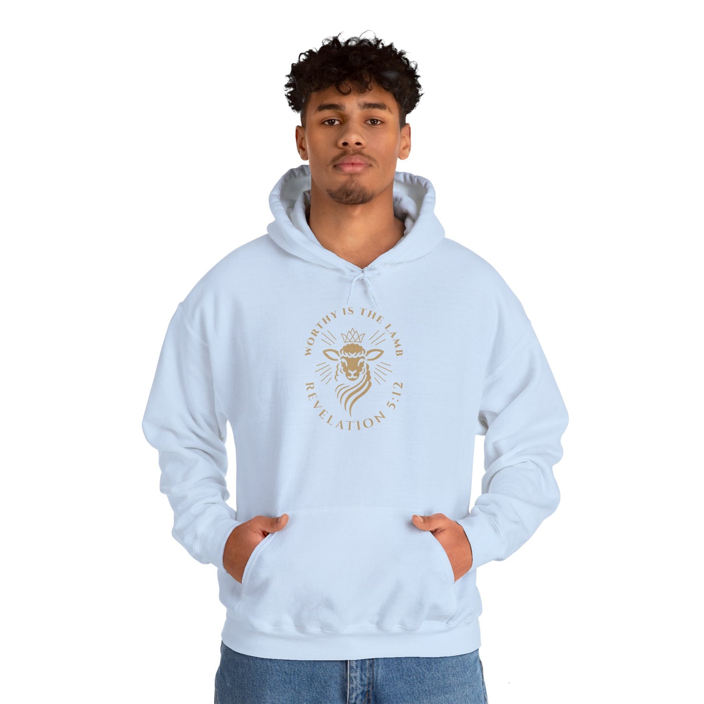 Worthy is the Lamb (Revelation 5:12) Hooded Sweatshirt