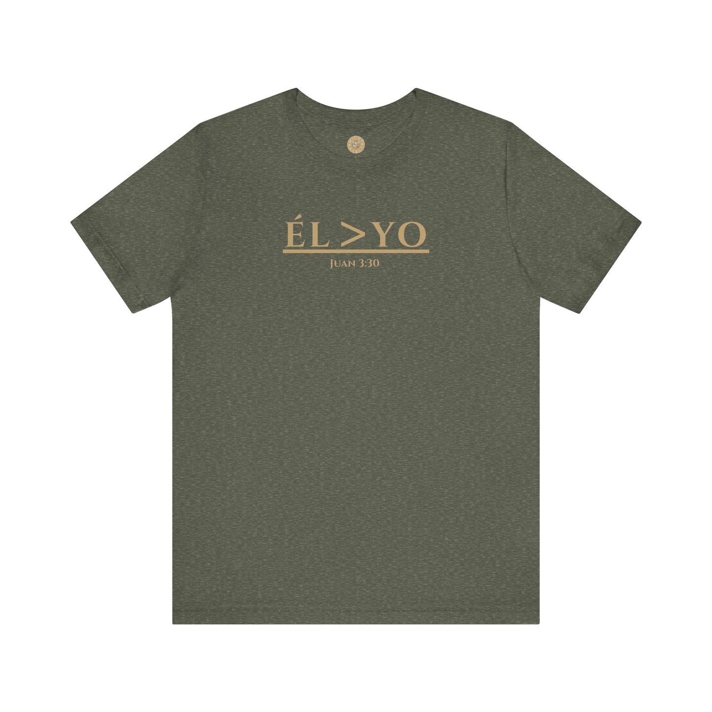 ÉL > YO – Juan 3:30 Short Sleeve Tee (En Español)