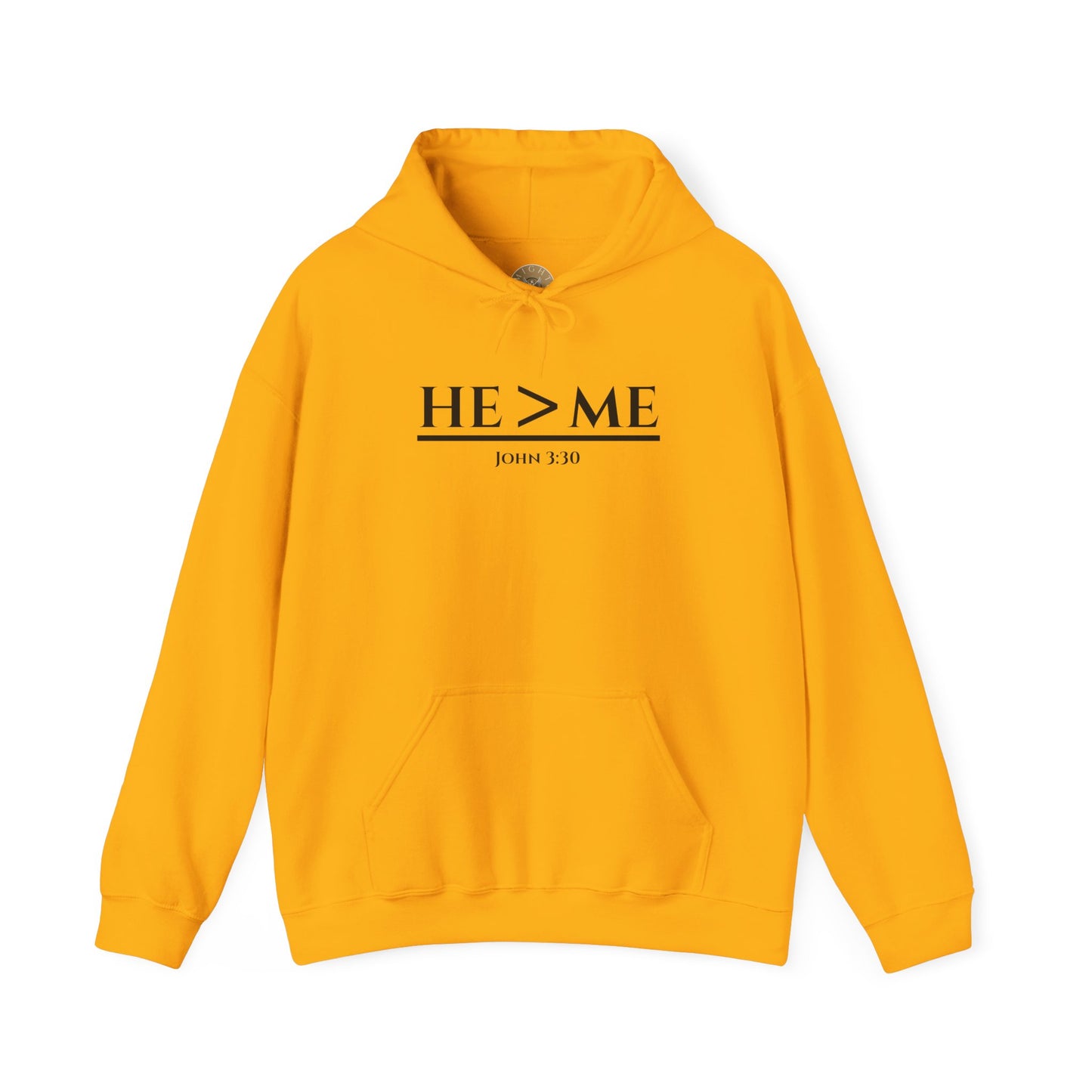 He > Me (John 3:30) Hooded Sweatshirt