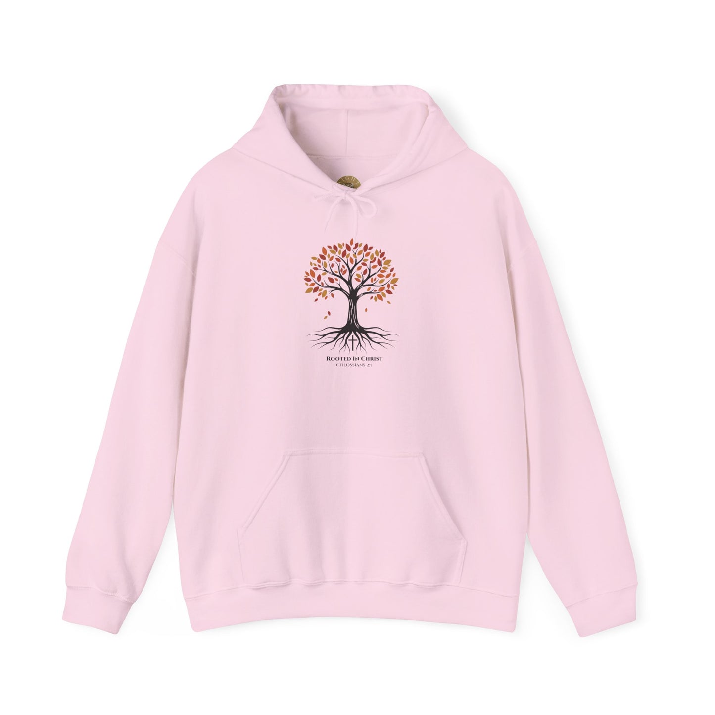 Rooted In Christ – Colossians 2:7 Christian Fall Hoodie