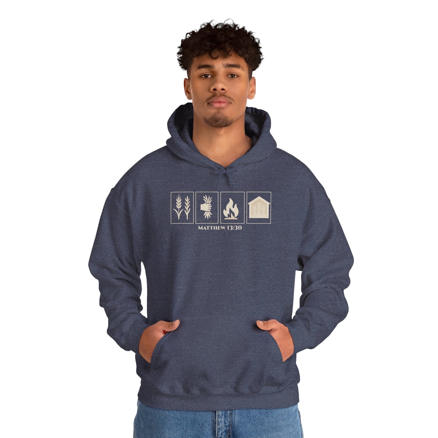 Parable of the Weeds – Matthew 13:30 Christian Hoodie