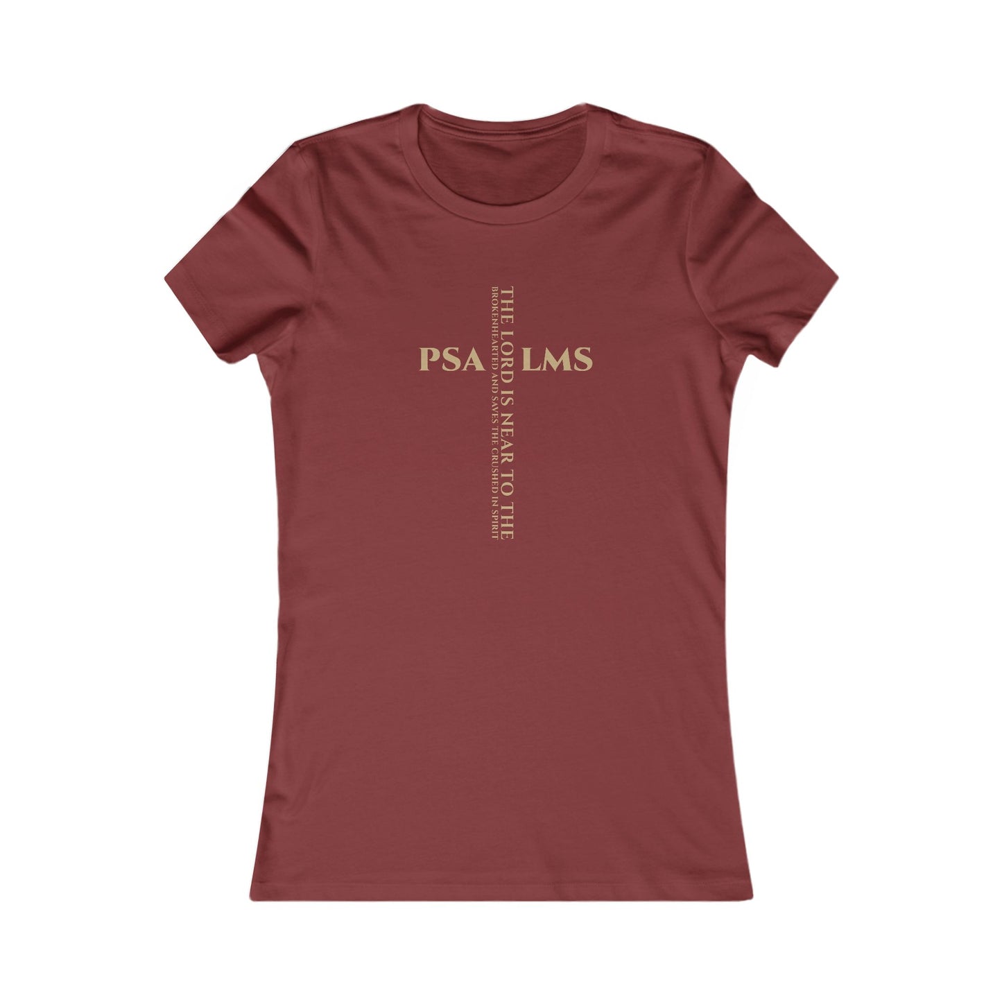 The Lord Is Near — Psalm 34:18 Women's Short Sleeve Tee