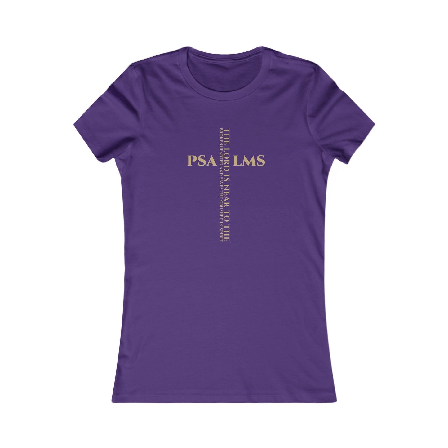 The Lord Is Near — Psalm 34:18 Women's Short Sleeve Tee