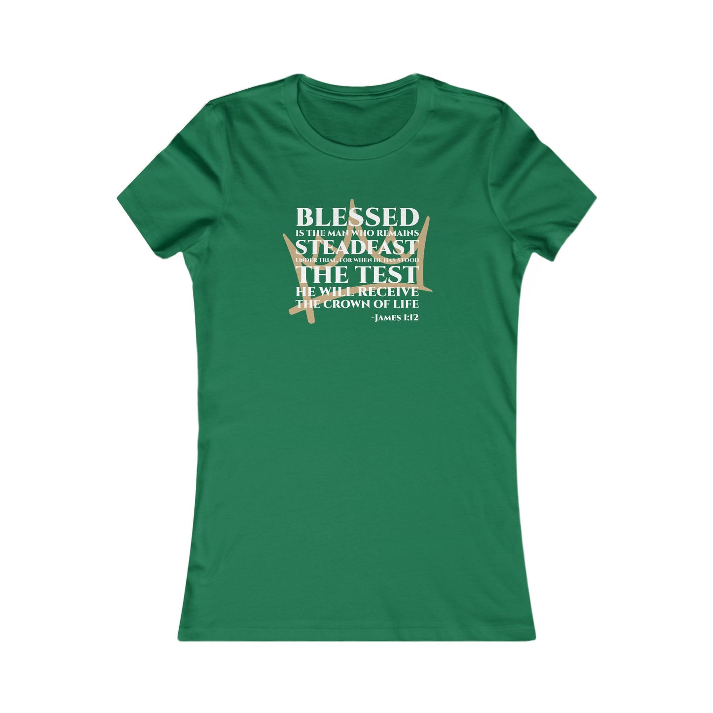 Steadfast — James 1:12 Women's Tee