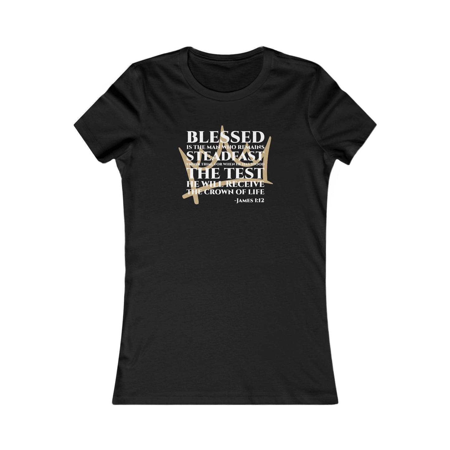 Steadfast — James 1:12 Women's Tee