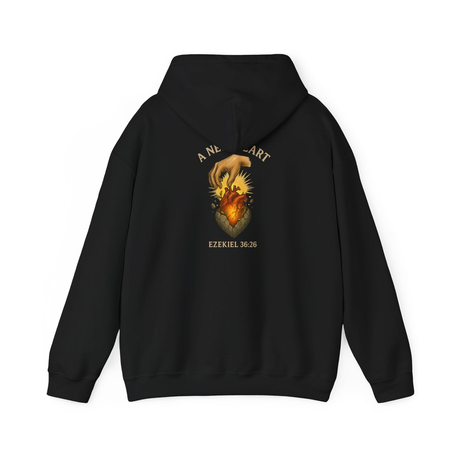 A New Heart - Ezekiel 36:26 Hooded Sweatshirt