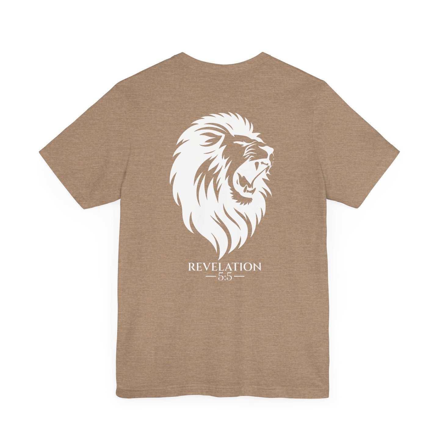 Revelation 5:5 Short Sleeve Tee (Back Design)