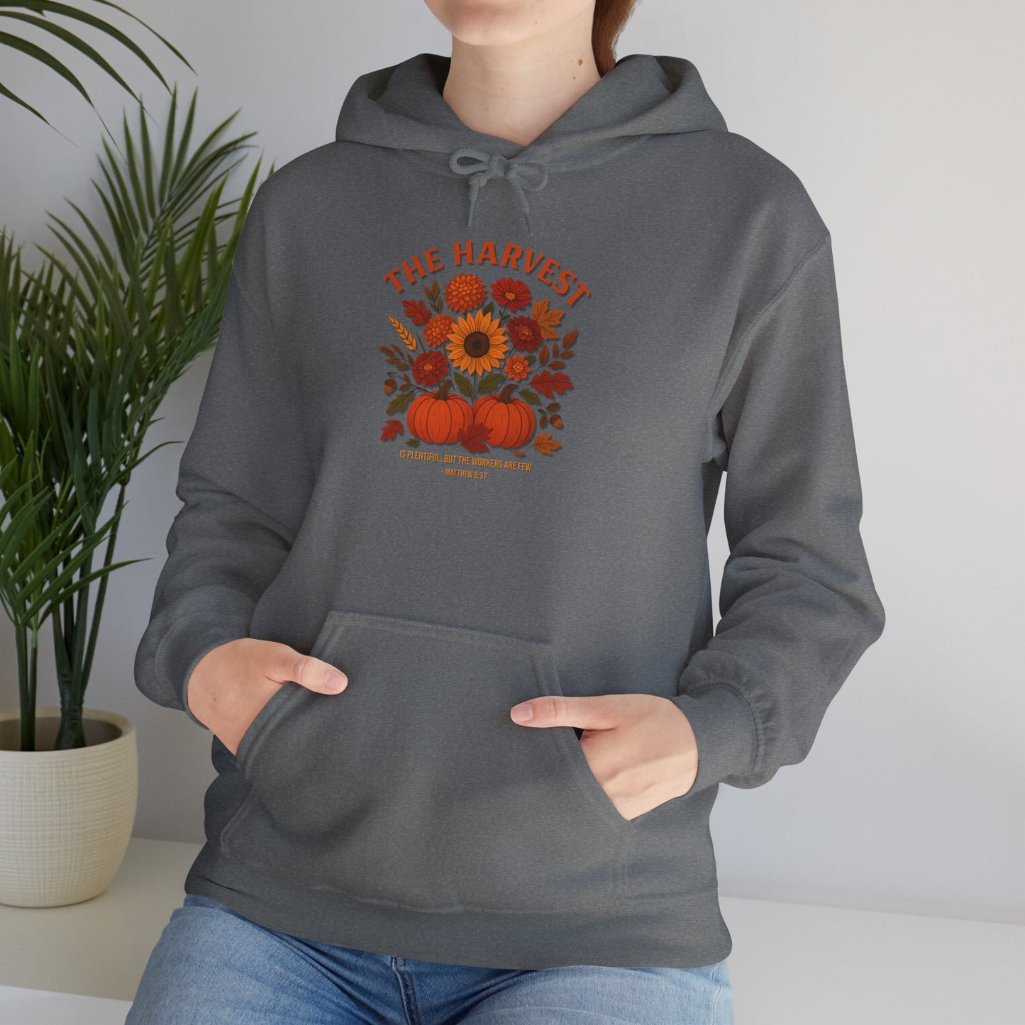 The Harvest – Christian Fall Hoodie (Matthew 9:37)