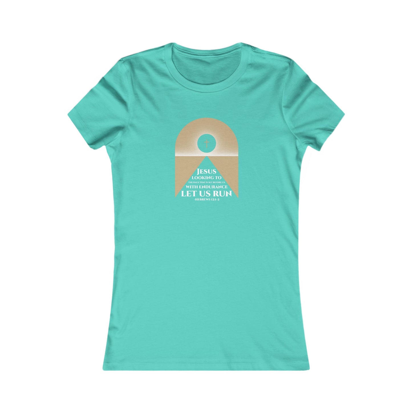 Let Us Run — Hebrews 12:1–2 Women's Tee