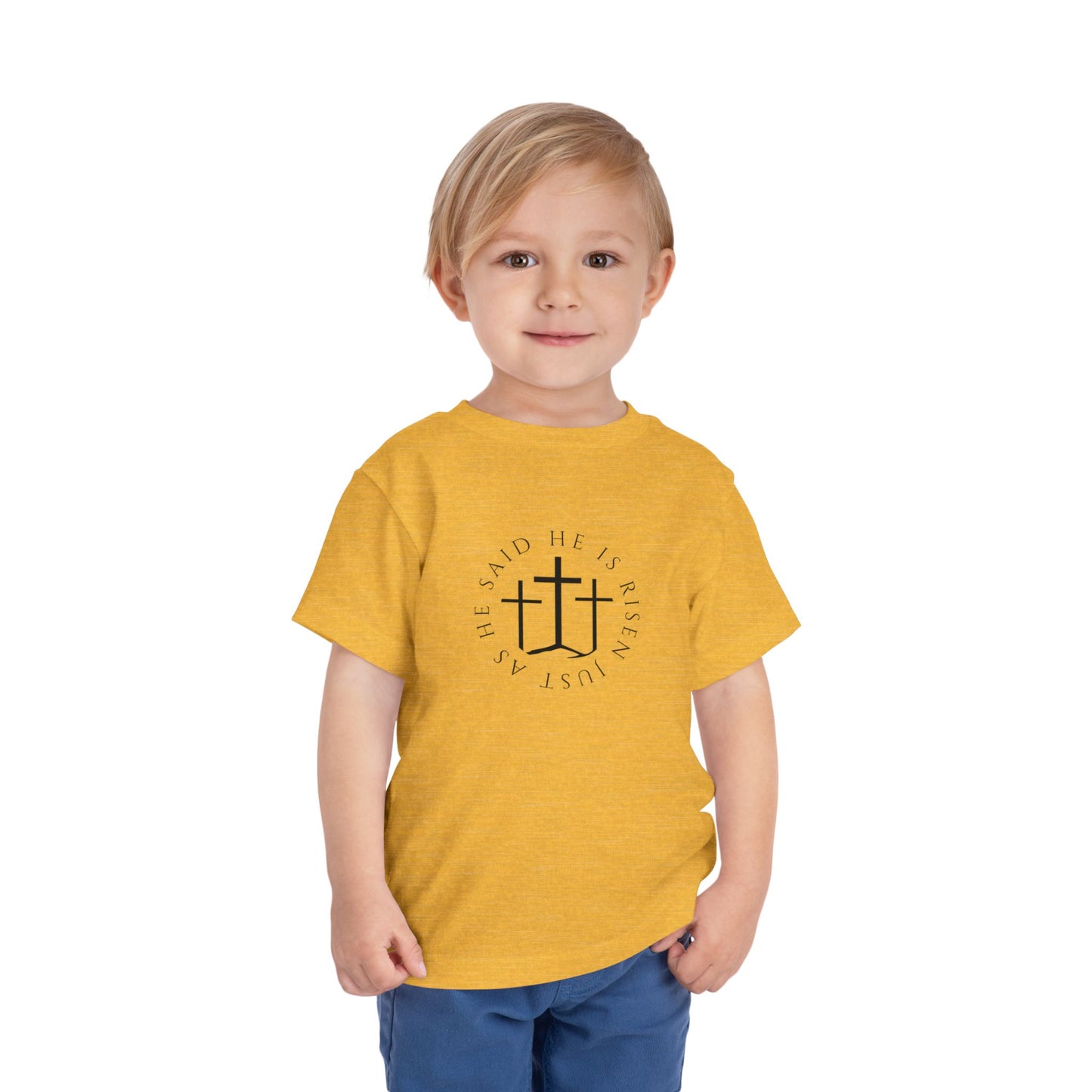Toddler He Is Risen Tee (Matthew 28:6)