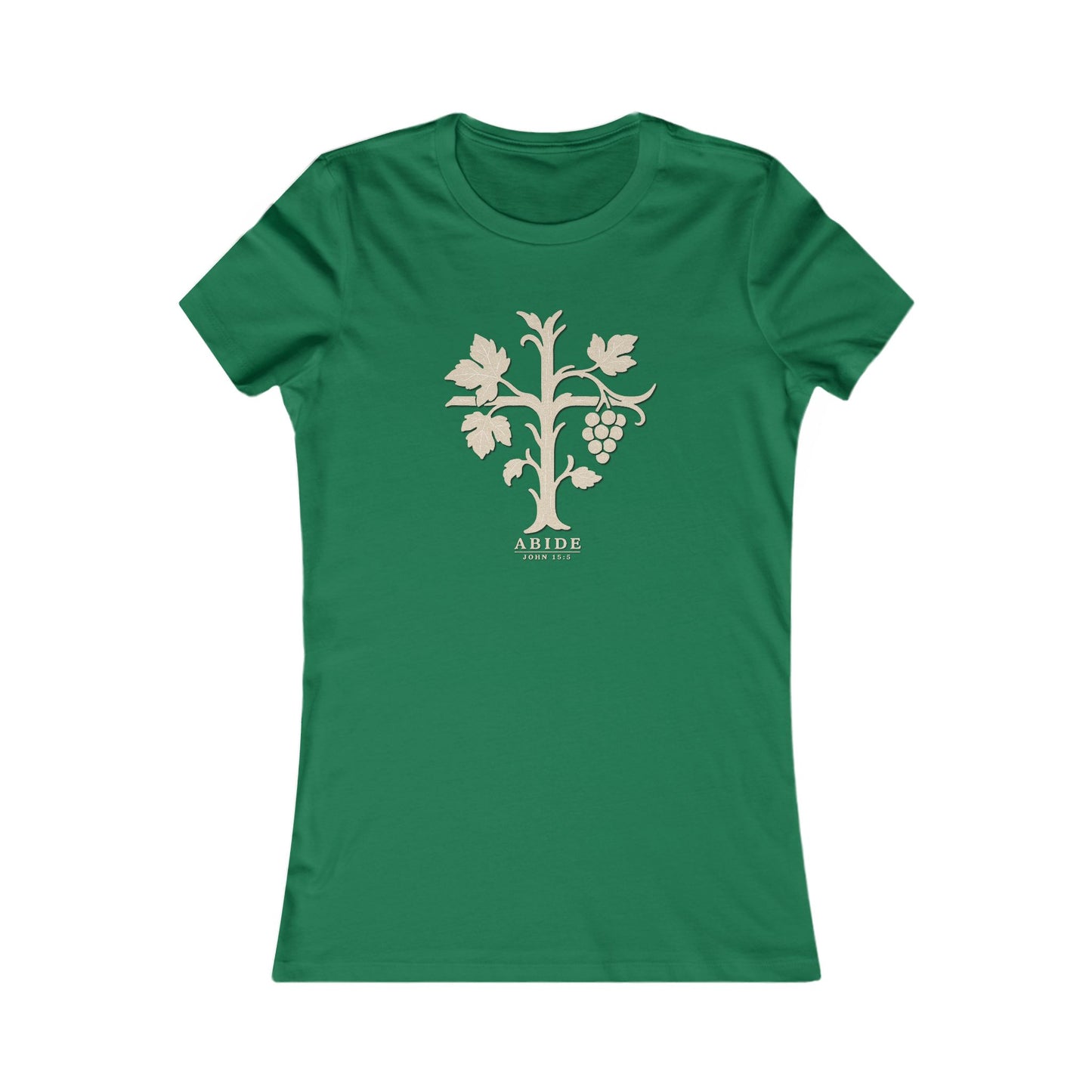 Abide – John 15:5 Women’s Christian Tee