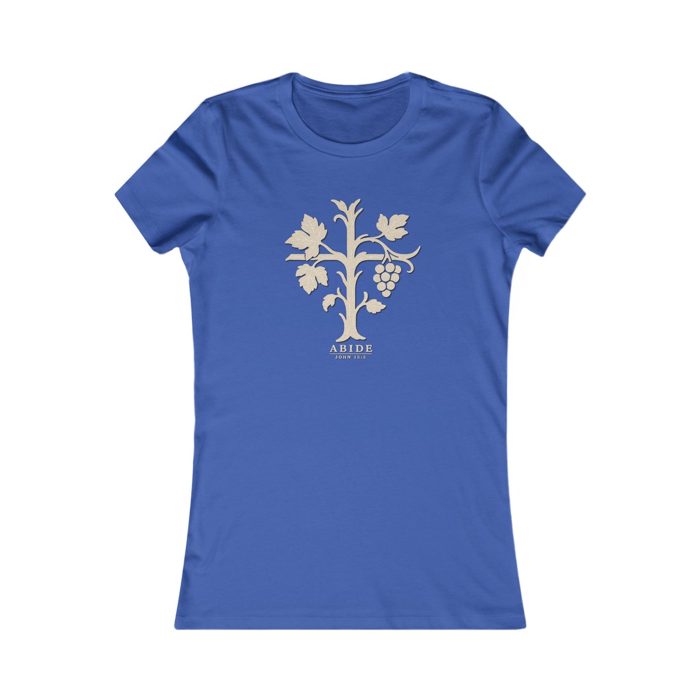 Abide – John 15:5 Women’s Christian Tee