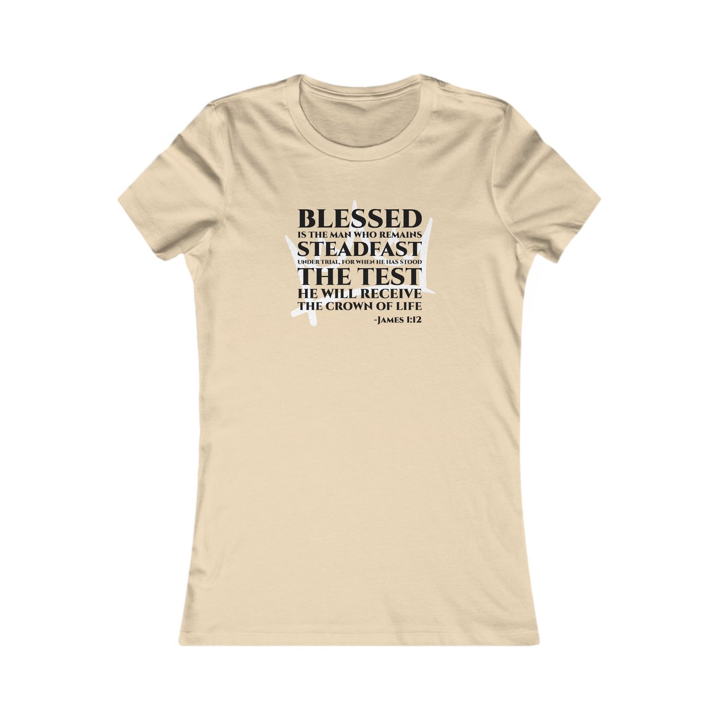Steadfast — James 1:12 Women's Tee