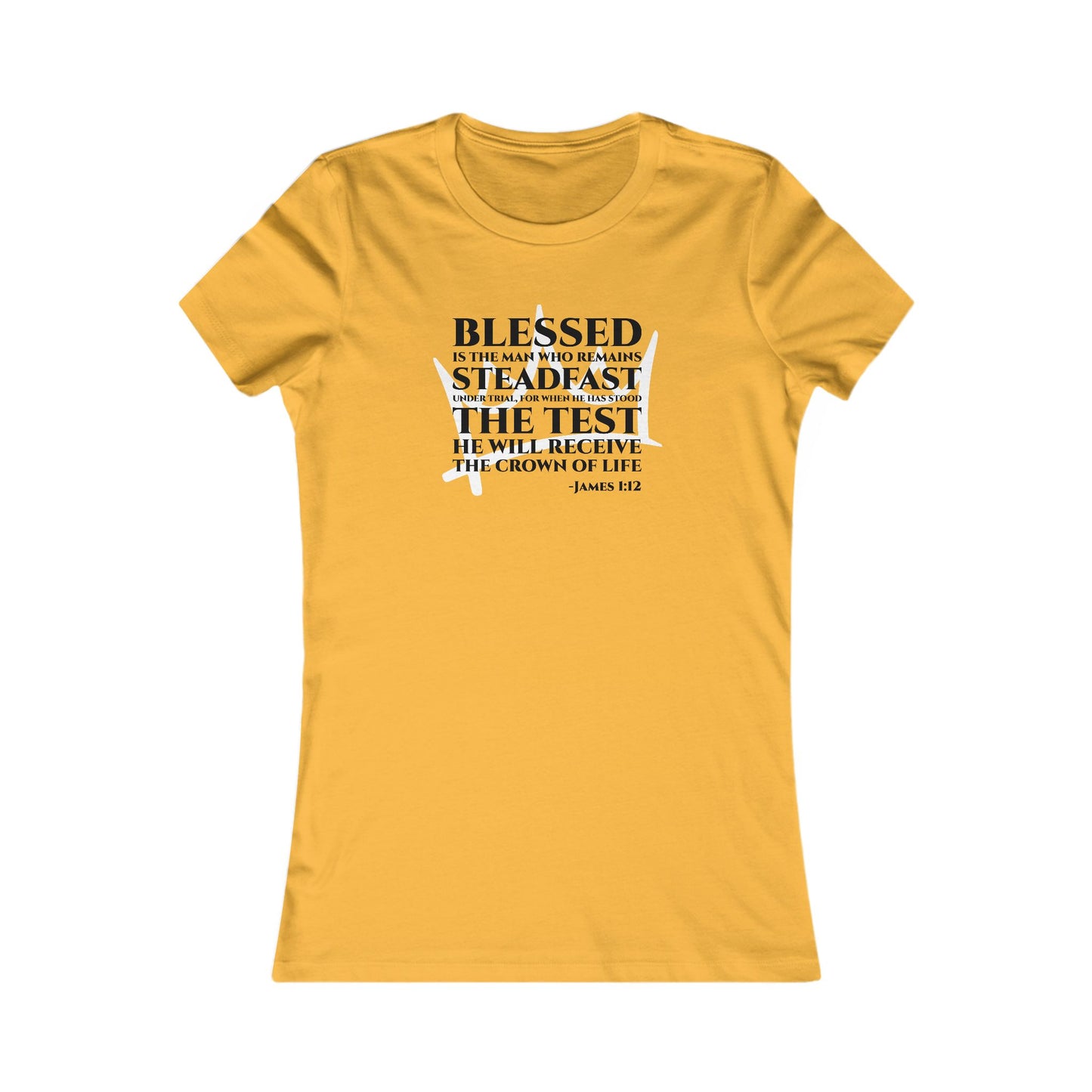 Steadfast — James 1:12 Women's Tee