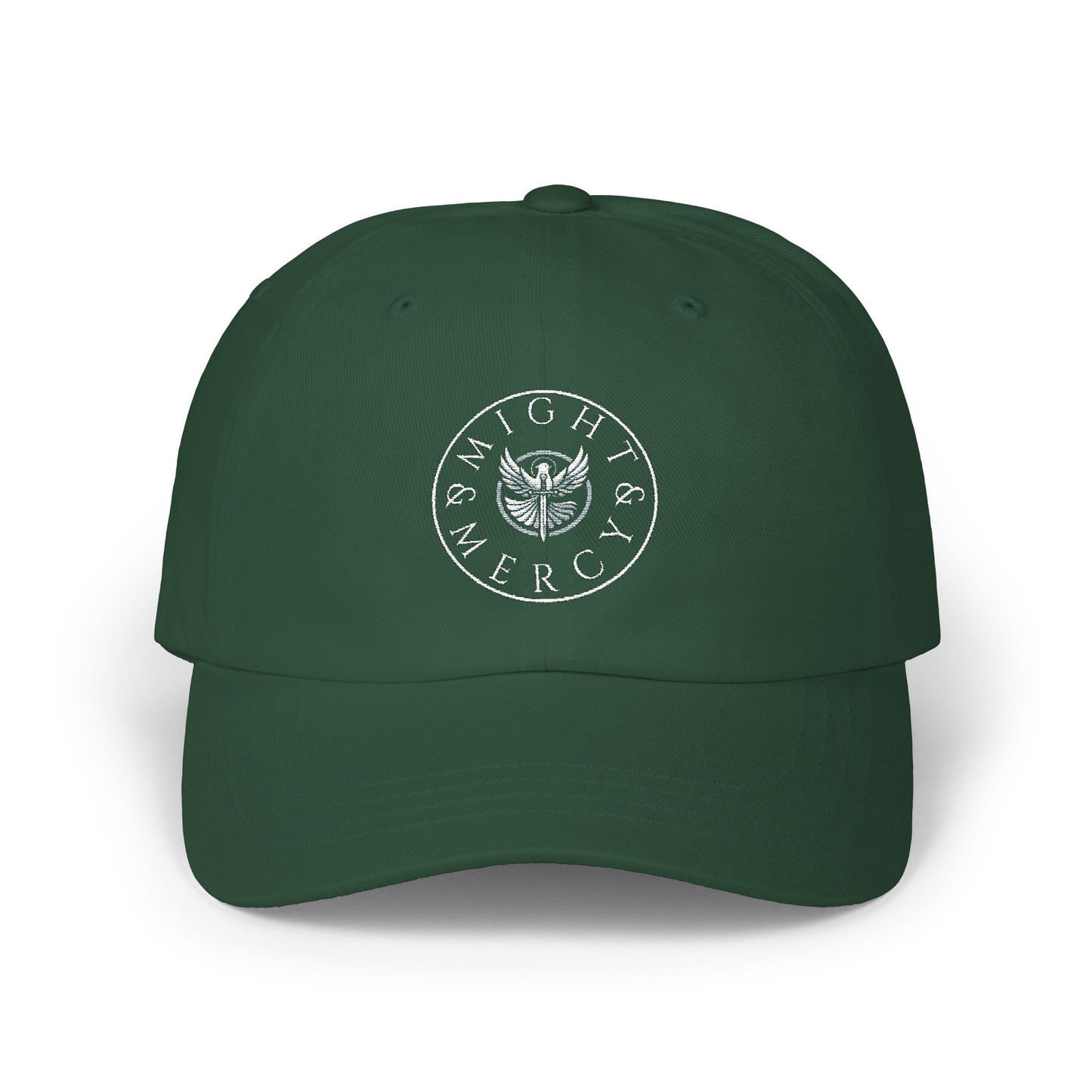 Might & Mercy Embroidered Logo Dad Cap