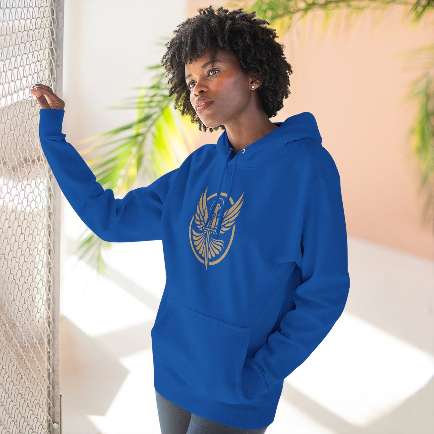 Might & Mercy Logo Fleece Hoodie