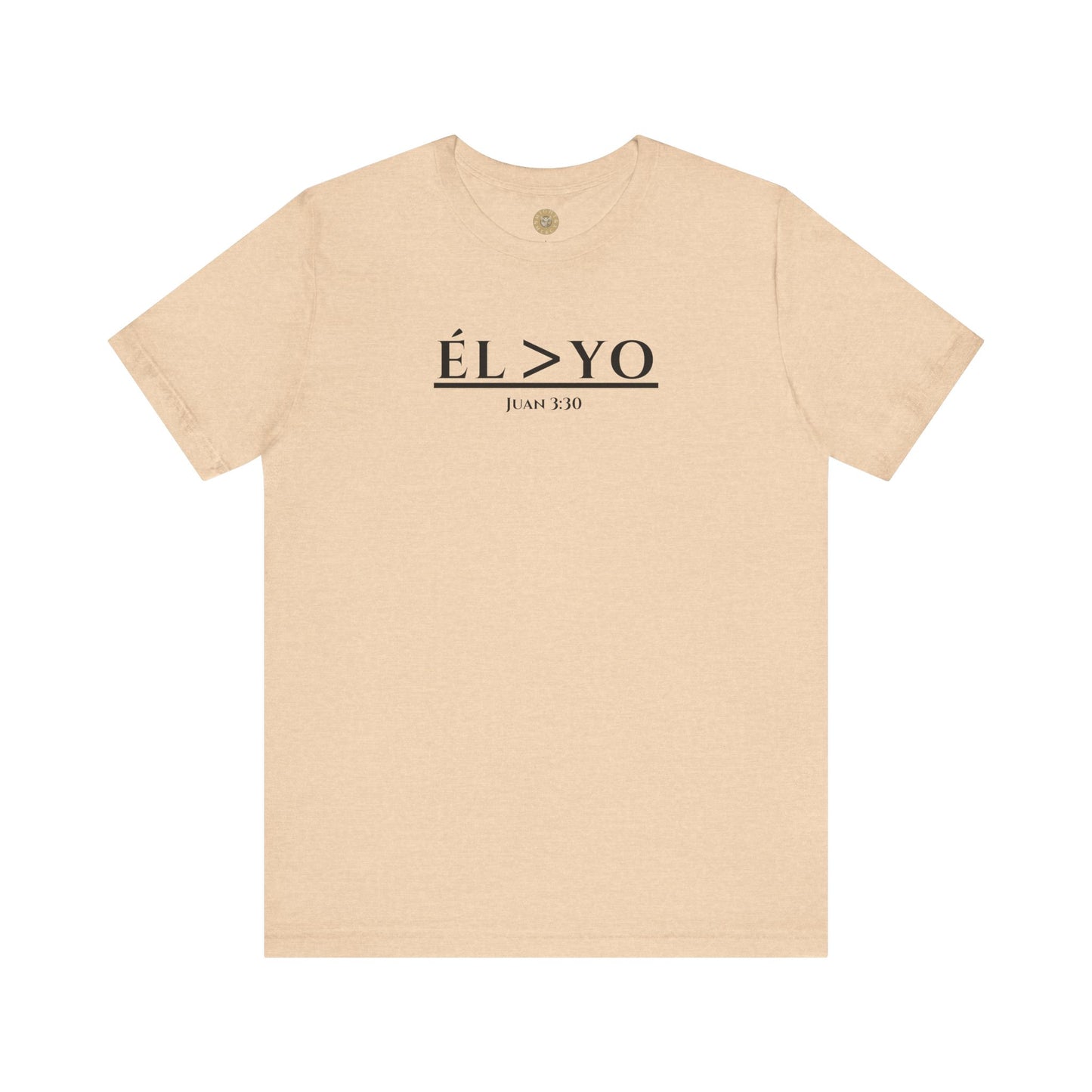 ÉL > YO – Juan 3:30 Short Sleeve Tee (En Español)