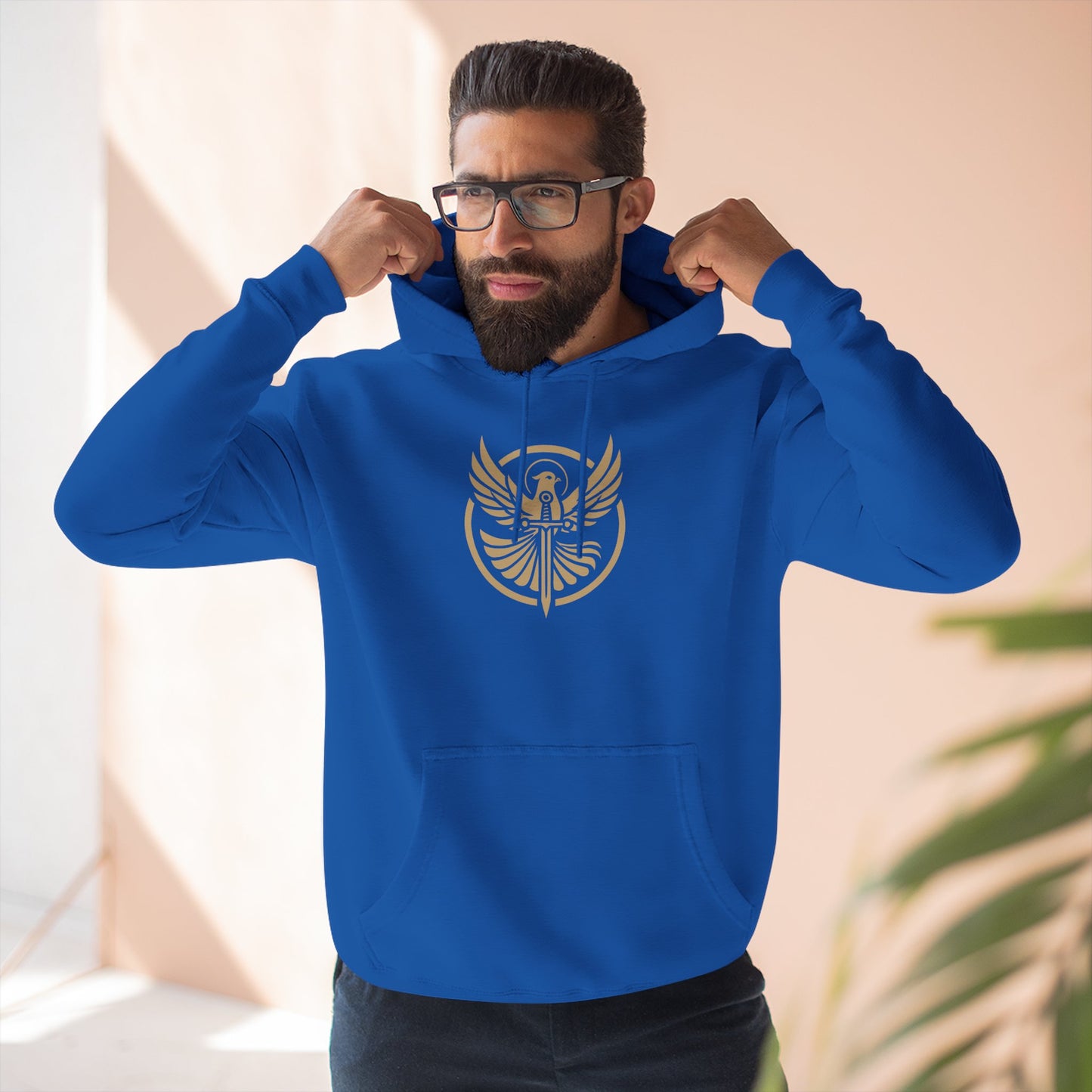 Might & Mercy Logo Fleece Hoodie