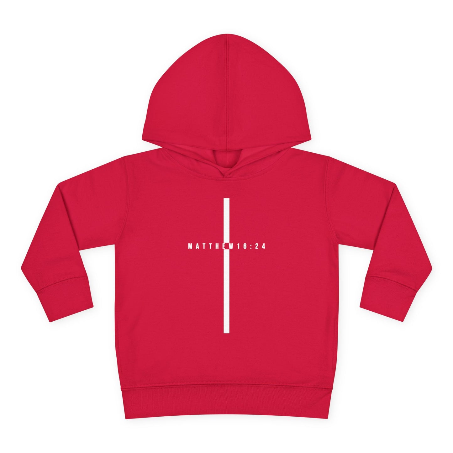 Toddler Take Up Your Cross Hoodie (Matthew 16:24)