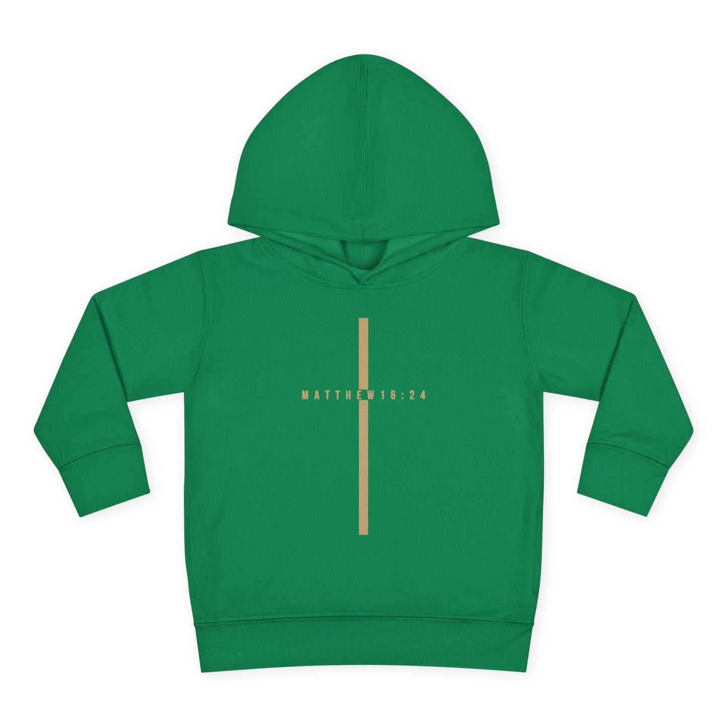 Toddler Take Up Your Cross Hoodie (Matthew 16:24)