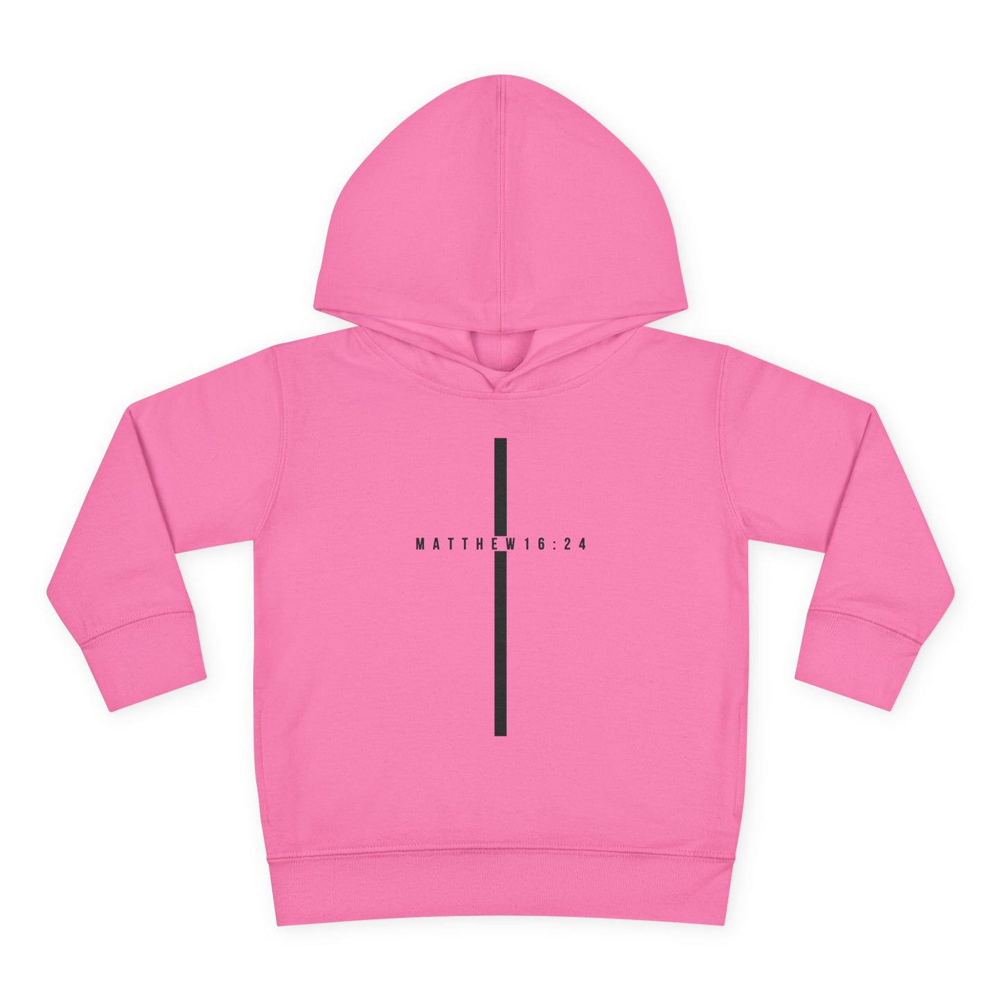 Toddler Take Up Your Cross Hoodie (Matthew 16:24)