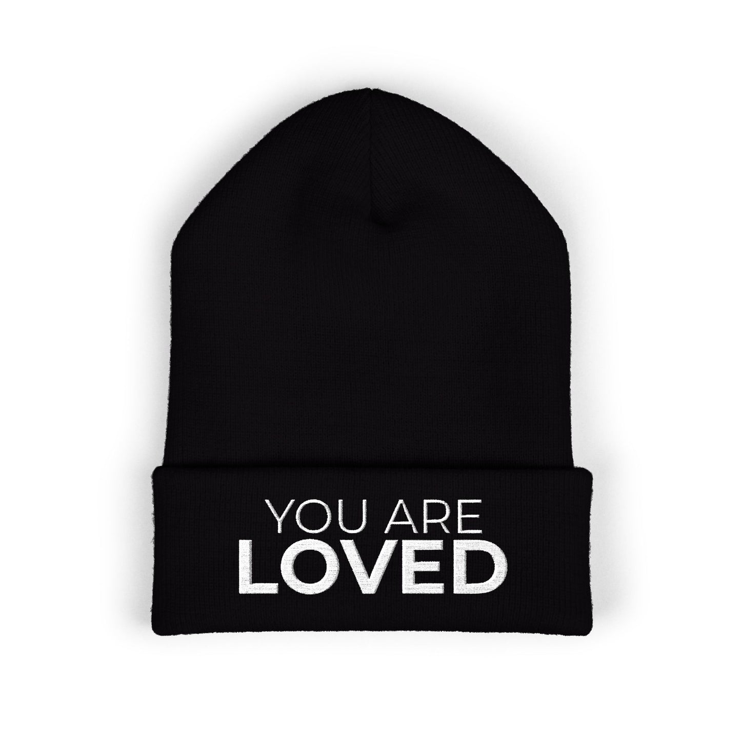 You Are Loved Cuffed Beanie (Embroidery)