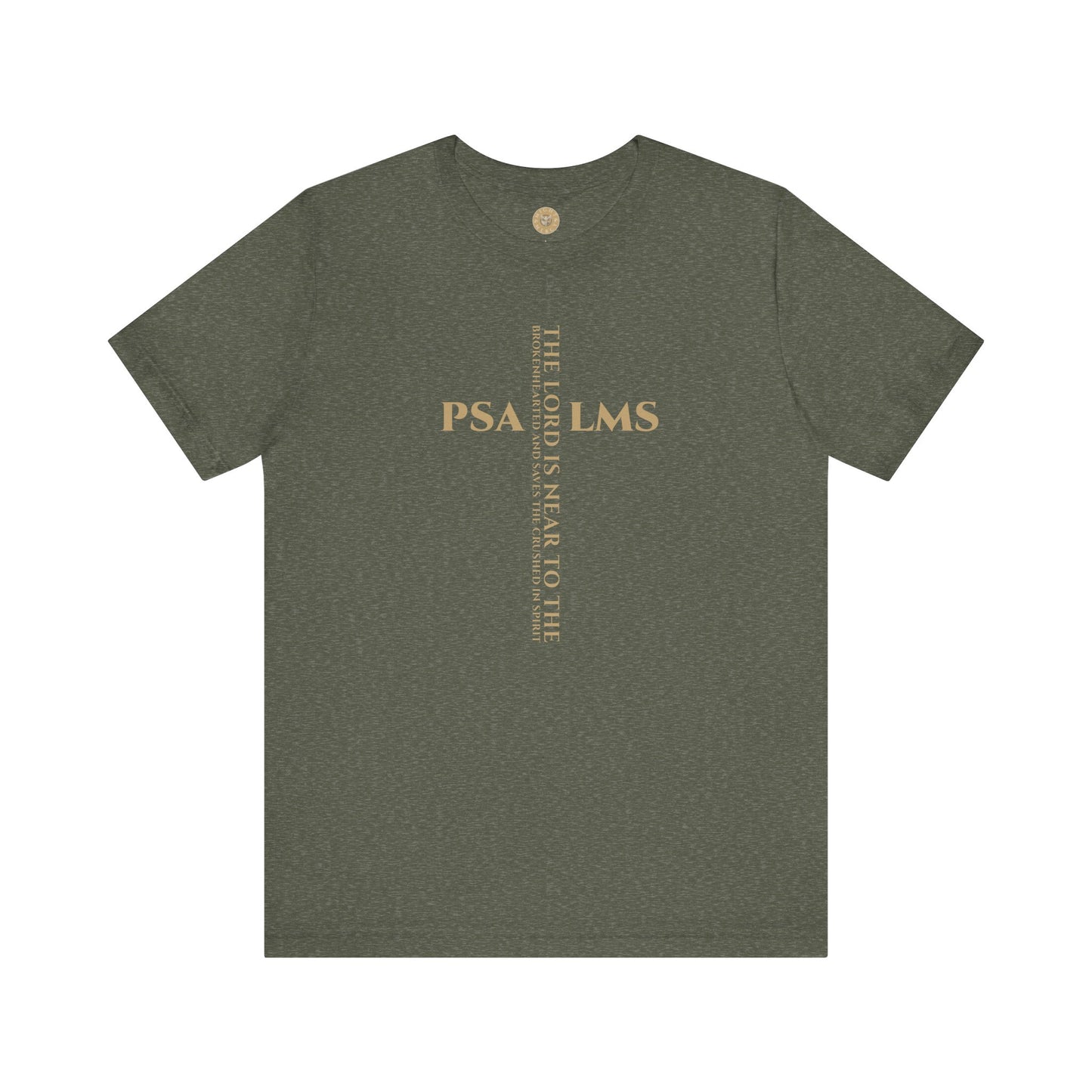 The Lord Is Near — Psalm 34:18 Short Sleeve Tee