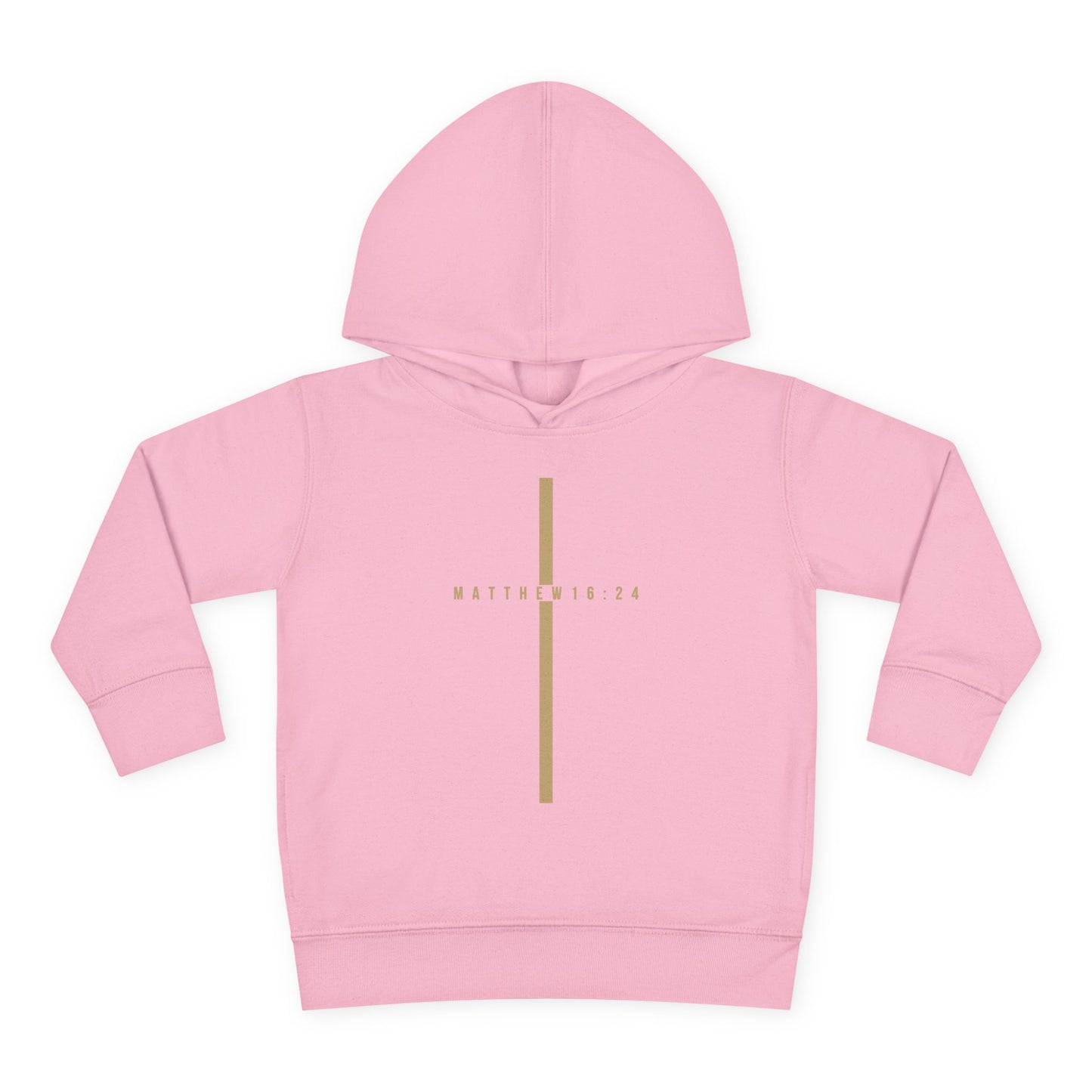 Toddler Take Up Your Cross Hoodie (Matthew 16:24)