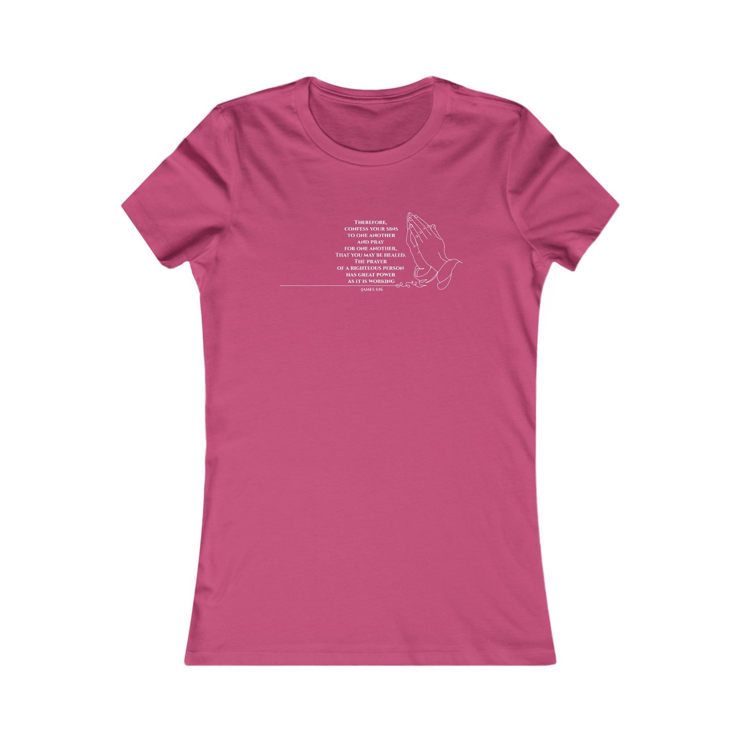 Pray for One Another — James 5:16 Women's Tee