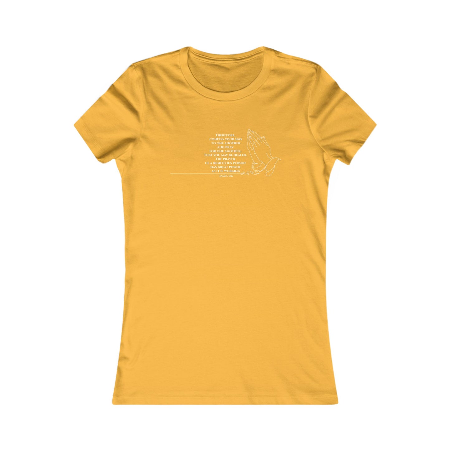 Pray for One Another — James 5:16 Women's Tee