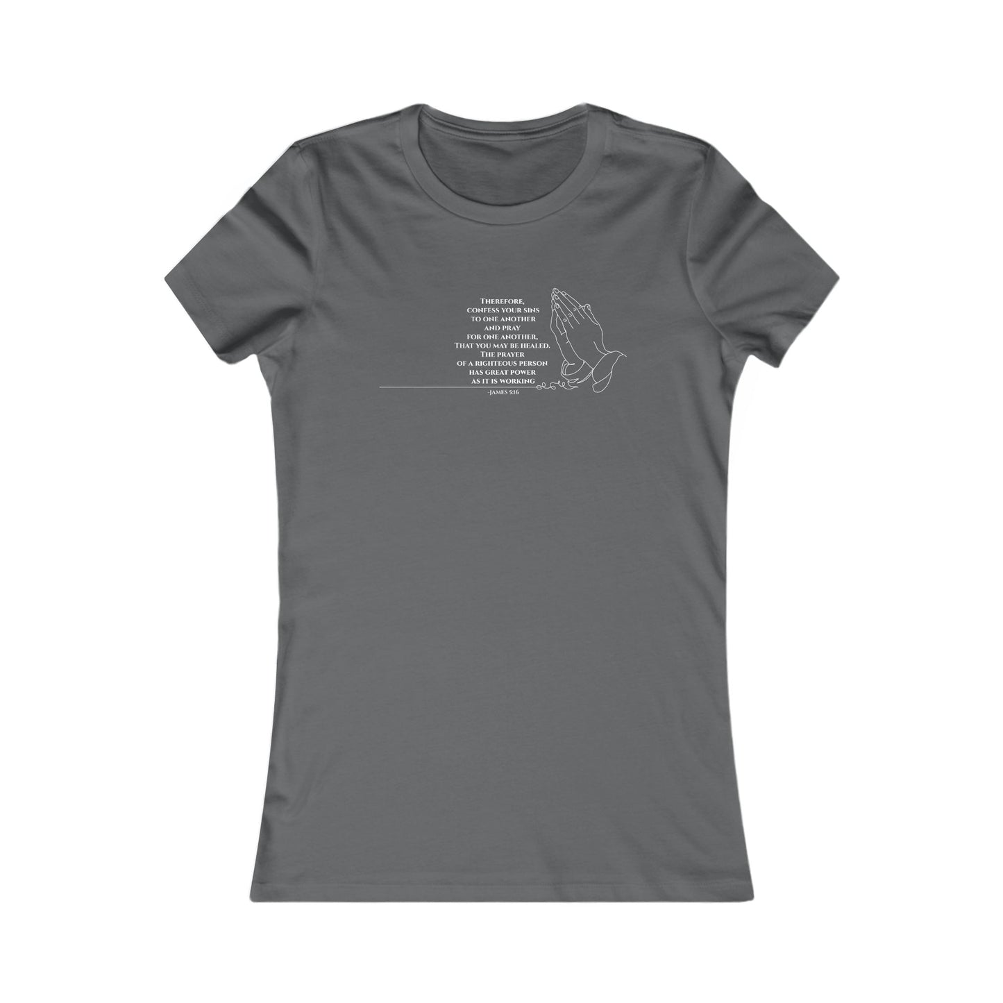 Pray for One Another — James 5:16 Women's Tee