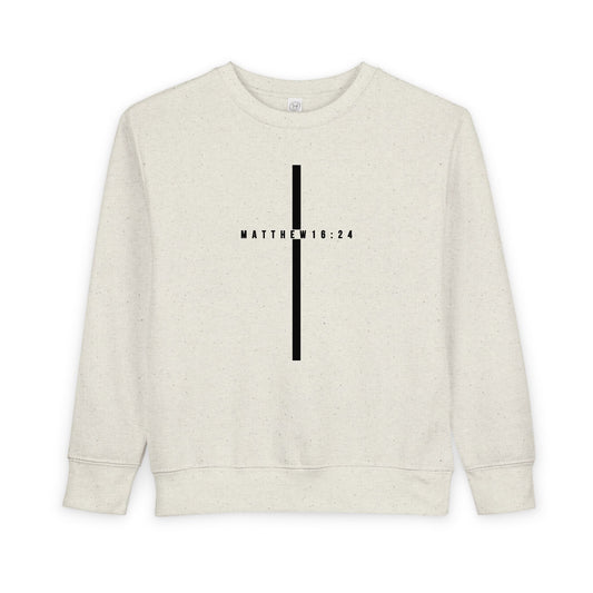 Matthew 16:24 Toddler Crewneck