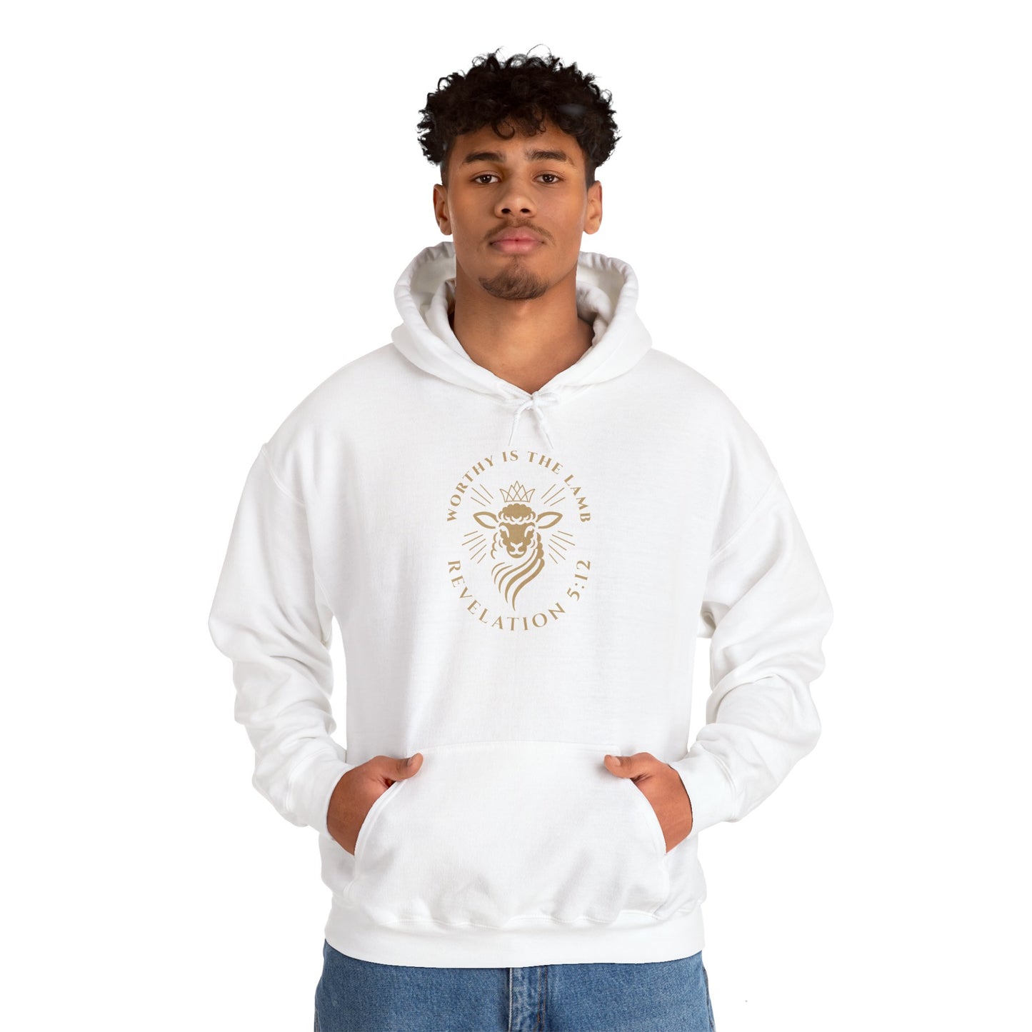 Worthy is the Lamb (Revelation 5:12) Hooded Sweatshirt