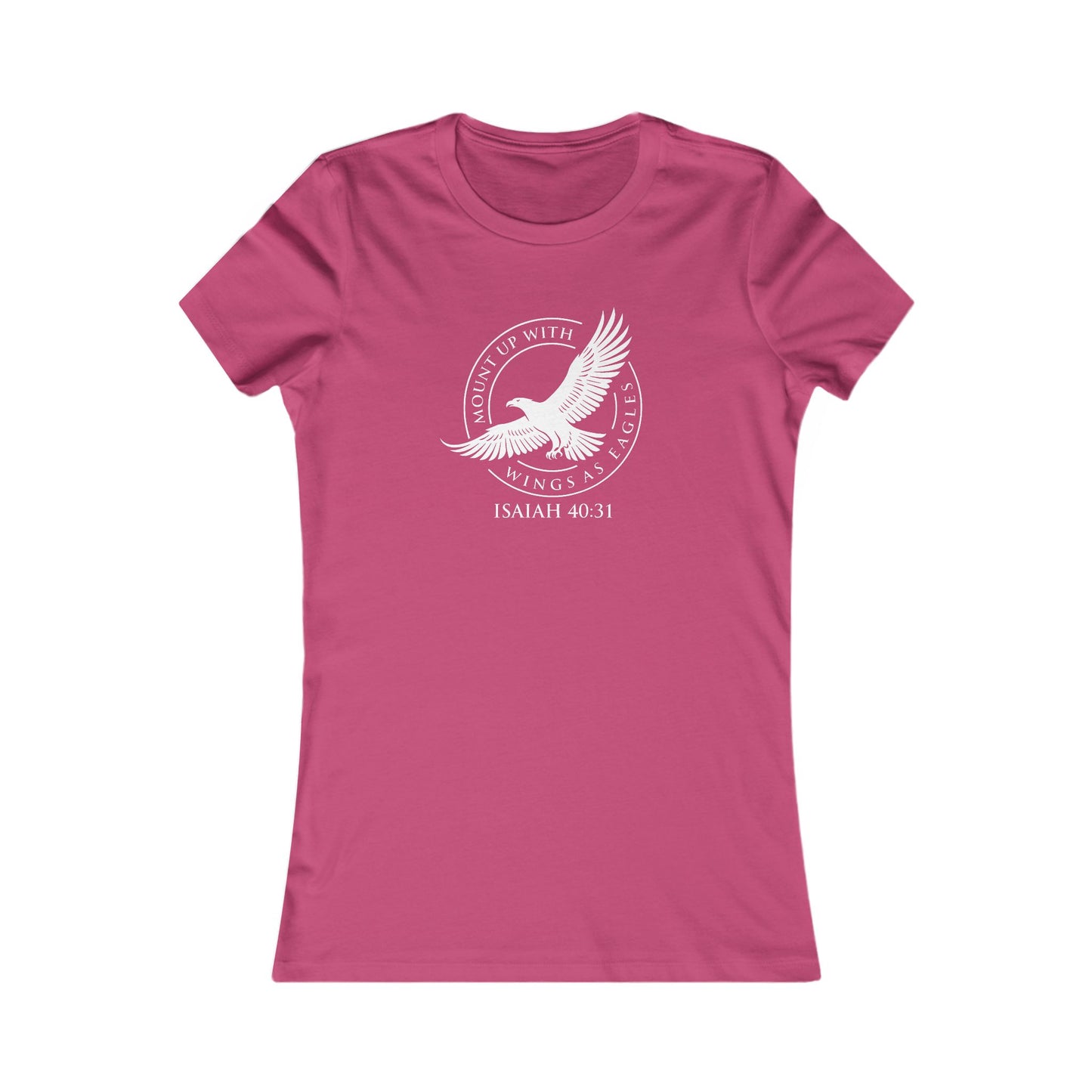 Mount Up With Wings — Isaiah 40:31 Women's Tee