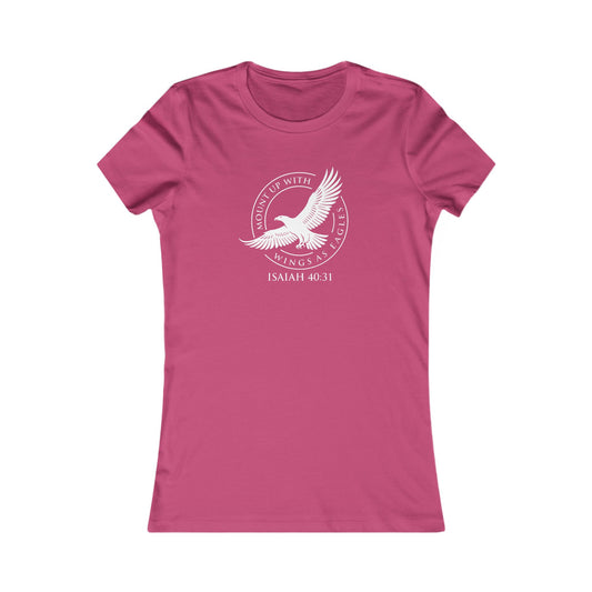 Mount Up With Wings — Isaiah 40:31 Women's Tee
