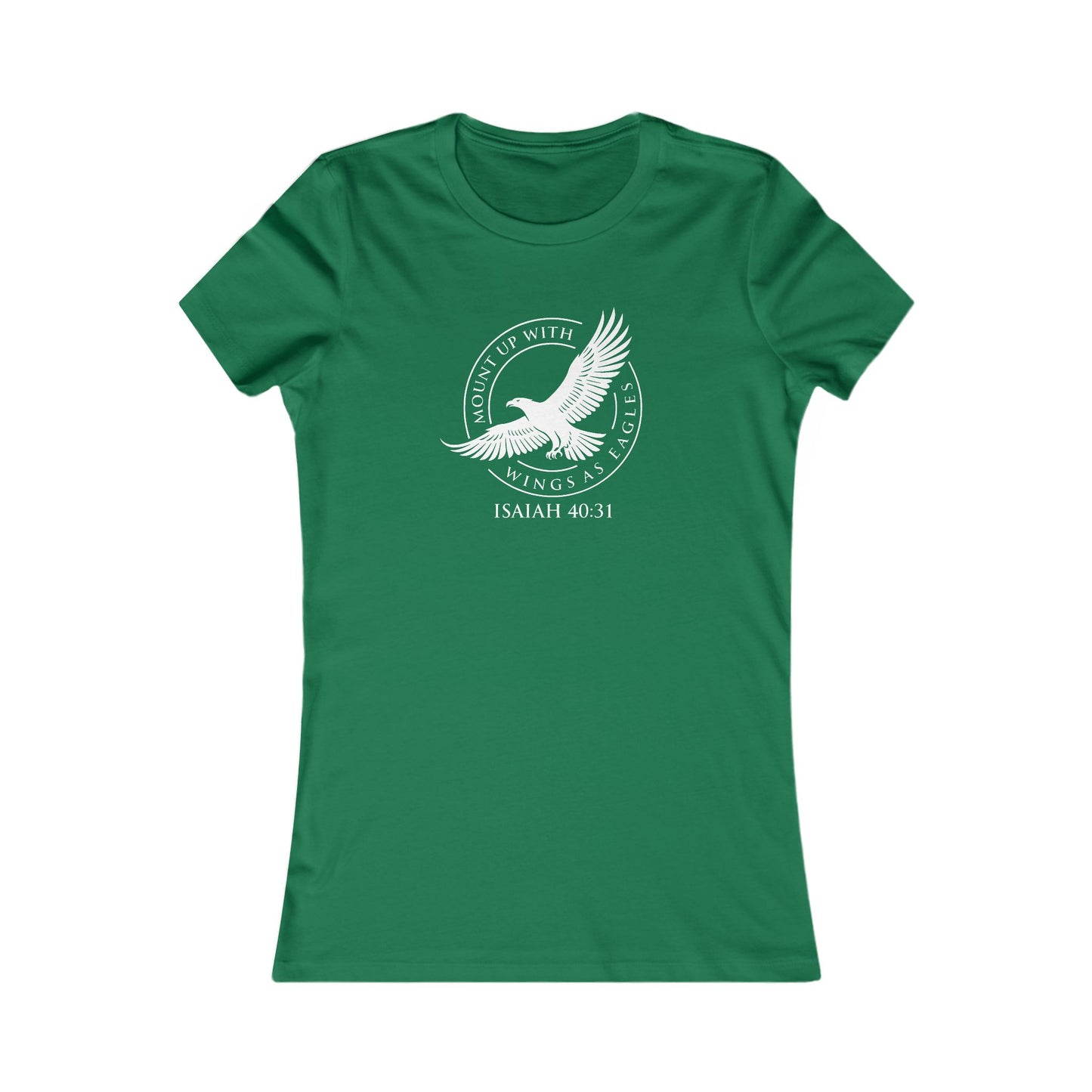 Mount Up With Wings — Isaiah 40:31 Women's Tee