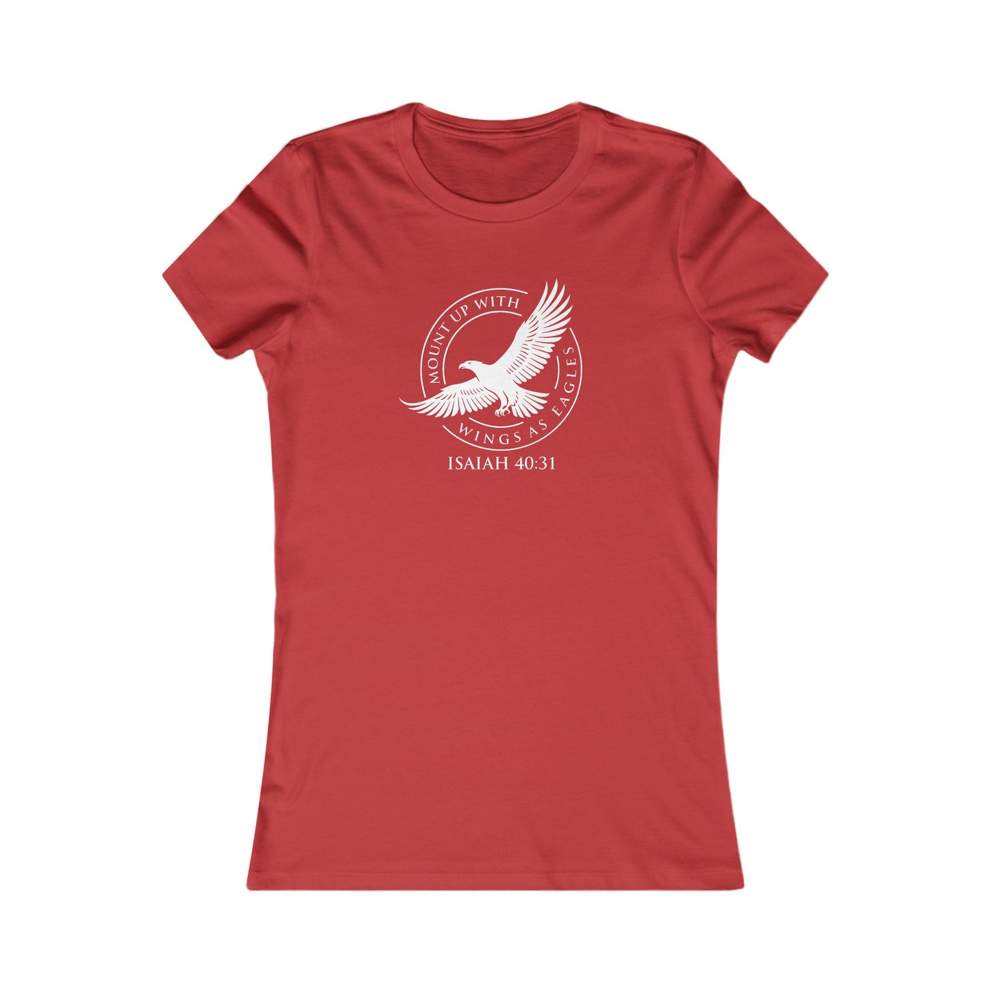 Mount Up With Wings — Isaiah 40:31 Women's Tee