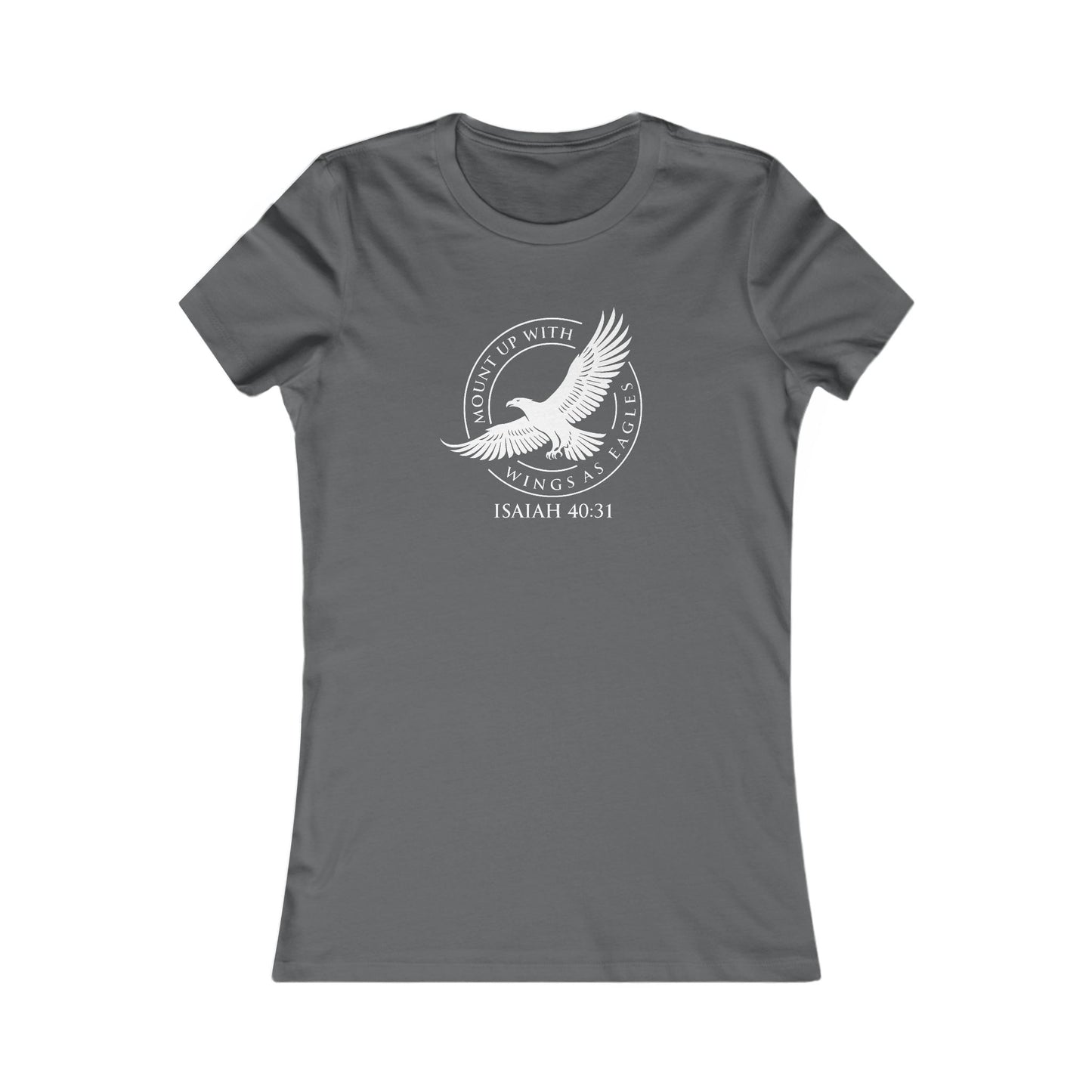 Mount Up With Wings — Isaiah 40:31 Women's Tee