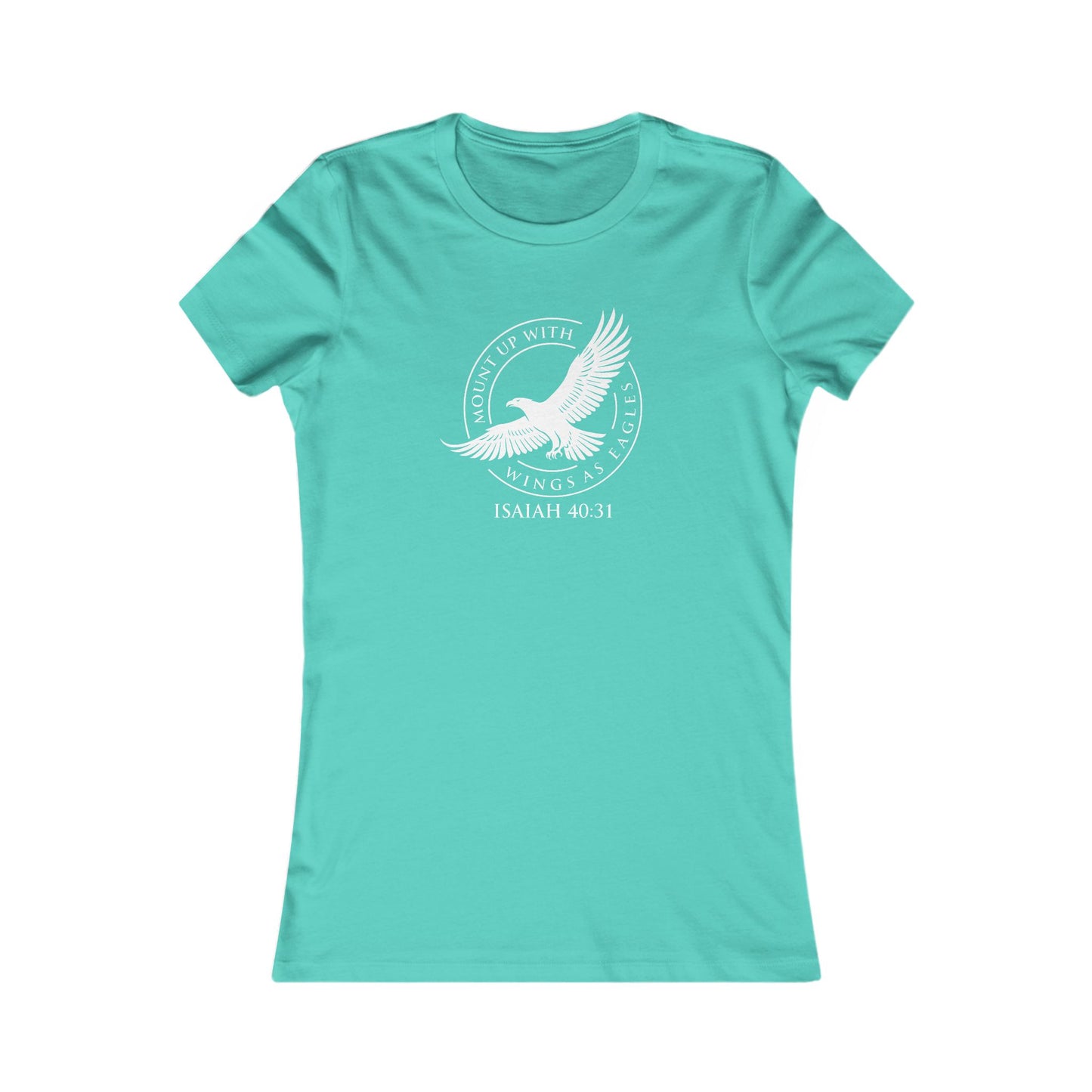 Mount Up With Wings — Isaiah 40:31 Women's Tee