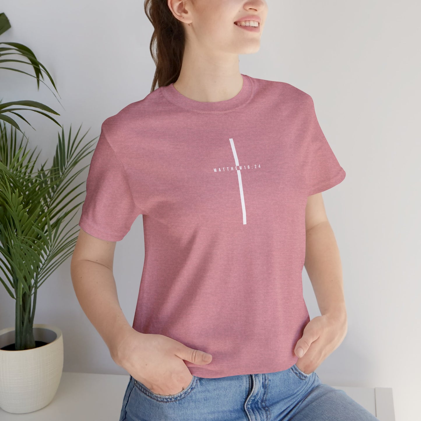 Matthew 16:24 Classic Unisex Tee