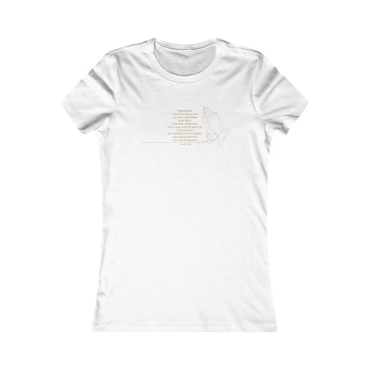 Pray for One Another — James 5:16 Women's Tee